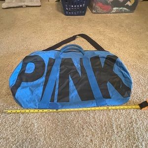 Victoria’s Secret Pink Duffle Bag, Royal Blue